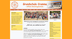 Desktop Screenshot of grundschule-cramme.de